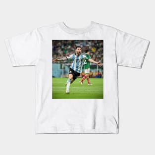 Messi Goal Against Mexico Kids T-Shirt